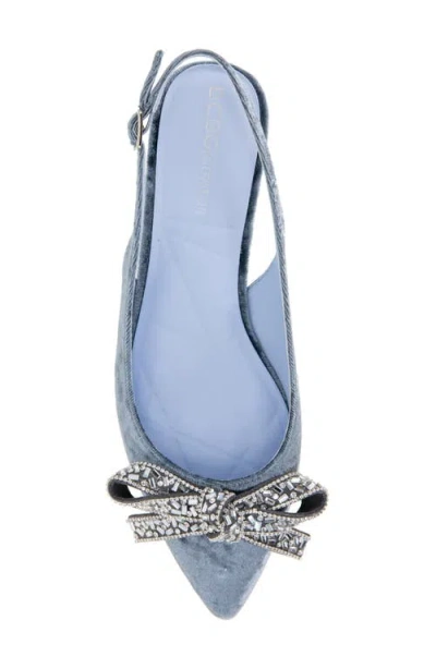 Bcbgeneration Women's Katly Pointed Toe Slingback Flats In Blue