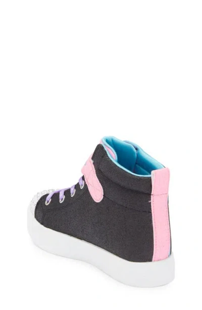 Skechers Kids' Twinkle Toes®: Heart Steps Heart Glow High Top Sneaker In Multi