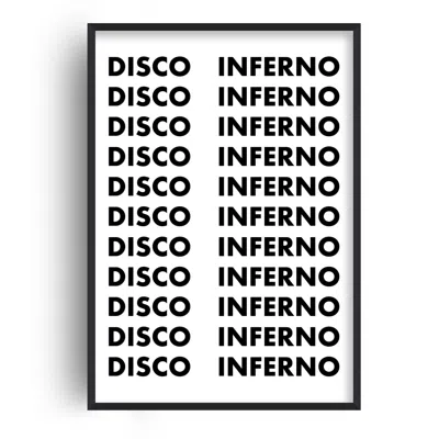 Fanclub Black Disco Inferno Retro Music Giclée Art Print In Black