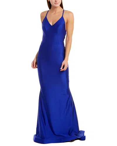 Issue New York Gown In Blue