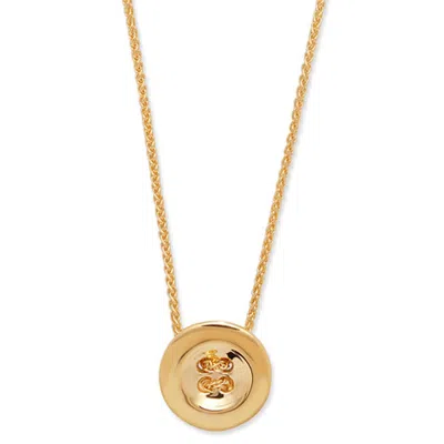 Lucy Quartermaine Women's Gold Vermeil Button Pendant In Gold