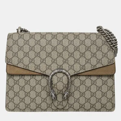 Pre-owned Gucci Medium Dionysus Bag In Sand