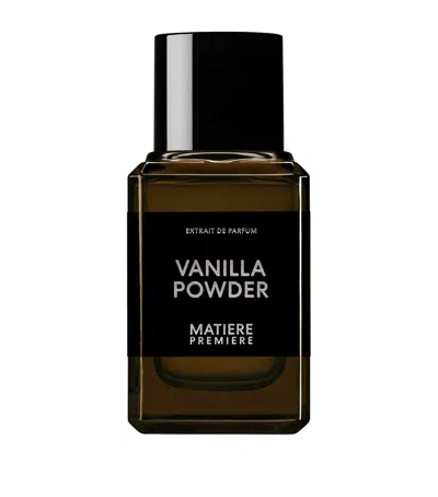 Matiere Premiere Vanilla Powder Extrait De Parfum 1.7 Oz. In Transparent
