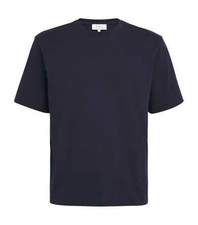 Studio Nicholson Solaris Short Sleeves Sweater In Blue