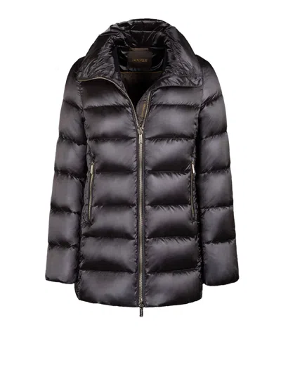 Moorer Dorado-hc Padded Jacket In Black