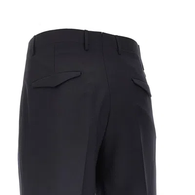 Santaniello Irò Rima Wool Pants In Black
