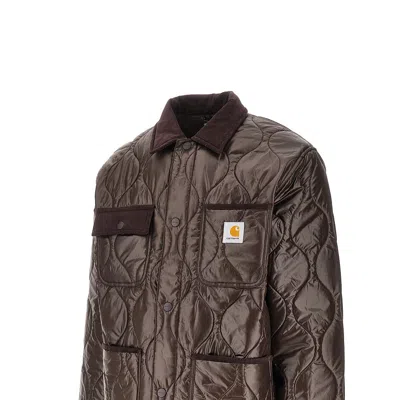 Carhartt Oscar Puffer Jackets Brown In Brown