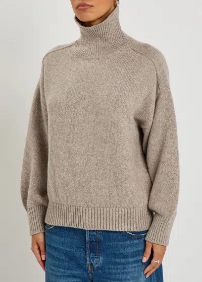 Khaite Beige Cashmere Cashmere Sweater In Brown