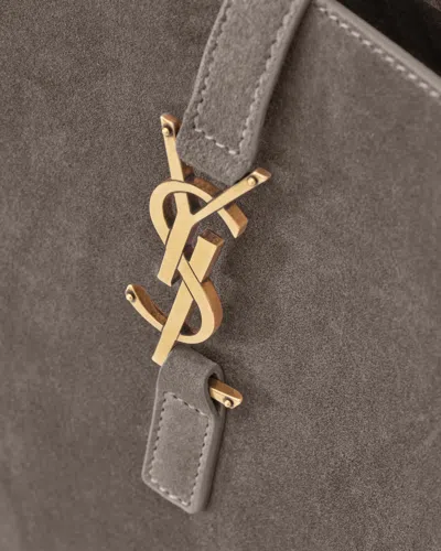 Saint Laurent Small Le 5 A 7 Supple Shoulder Bag In Gray