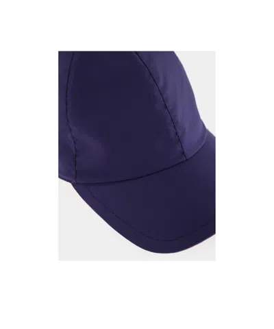 Fedeli Panelled Cap In Blue