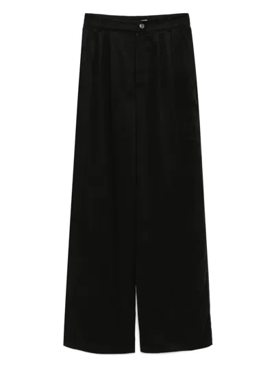 Reformation Mason Trousers In Black