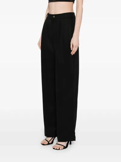 Reformation Mason Trousers In Black
