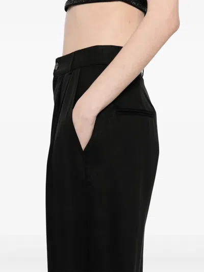 Reformation Mason Trousers In Black