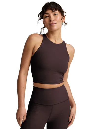 Beyond Yoga Women's Spacedye Refocus Cropped Tank In Brown