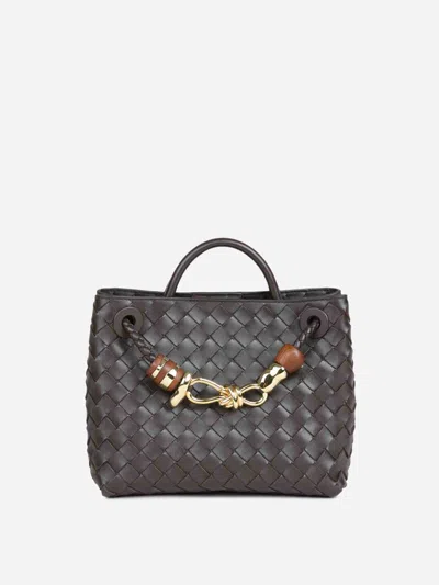 Bottega Veneta Small Andiamo Bag In Brown
