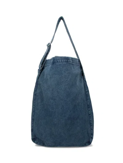 Our Legacy Versatile Shoulder Bag Adjustable Strap Top Handle In Blue