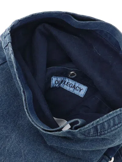 Our Legacy Versatile Shoulder Bag Adjustable Strap Top Handle In Blue