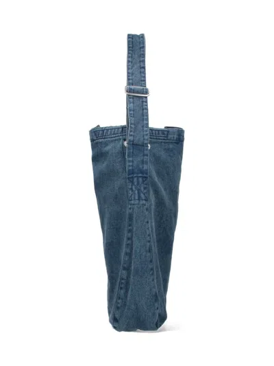 Our Legacy Versatile Shoulder Bag Adjustable Strap Top Handle In Blue