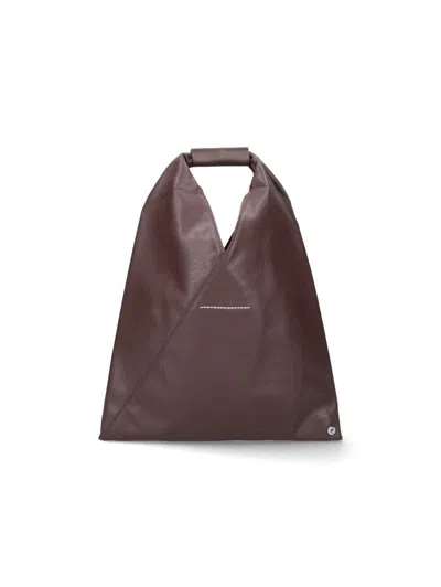 Mm6 Maison Margiela Small Japanese Handbag In Brown
