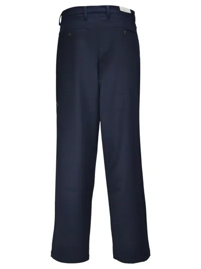 Yan Simmon Stretch-cotton Trousers In Blue