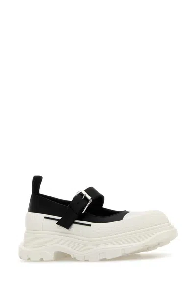 Alexander Mcqueen Leather And Rubber Sneakers In Multi