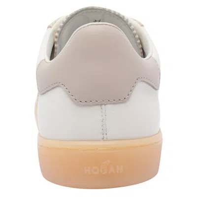 Hogan Cool White Leather Sneakers In Multi