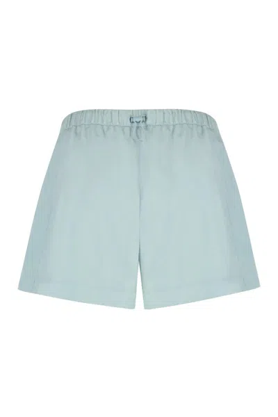 Fendi Elasticated-waistband Shorts In Blue
