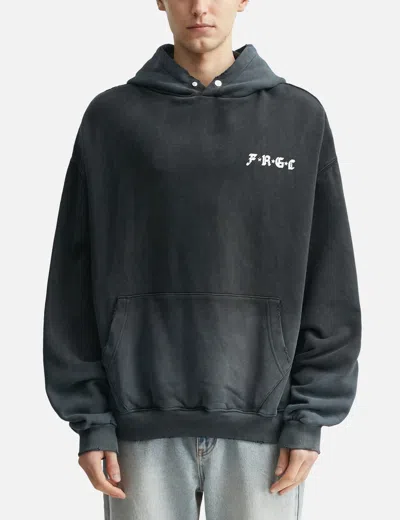 Fragile Club Distorted Triangle Hoodie In Black