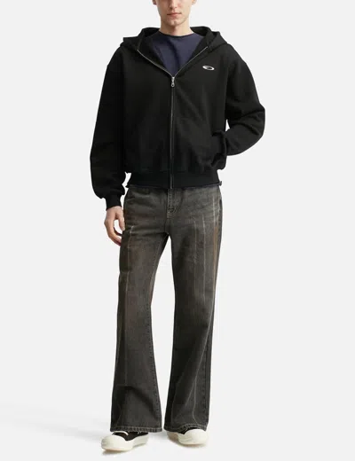 Fragile Club Core Uniform Zip-up In Black