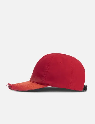 Fragile Club Vintage Red Hat In Red