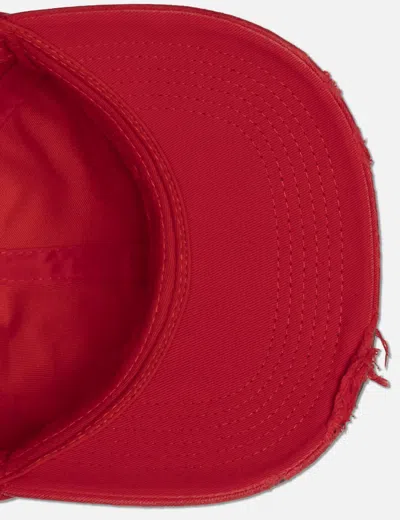 Fragile Club Vintage Red Hat In Red