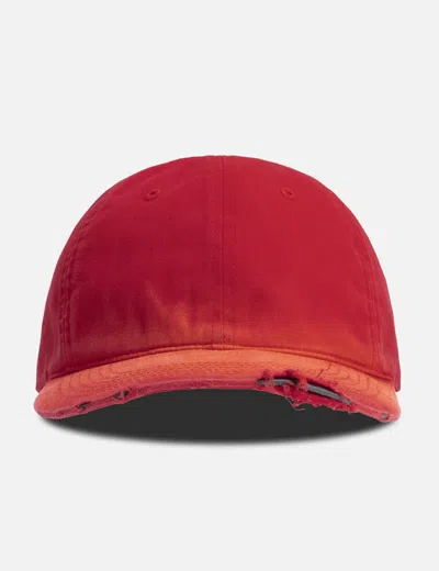 Fragile Club Vintage Red Hat In Red