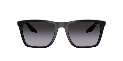 Prada Linea Rossa Man Sunglasses Ps B08sf In Black