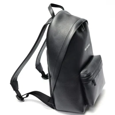 Pre-owned Balenciaga Black Leather Backpack ()