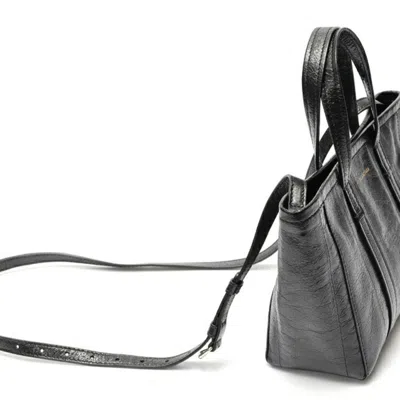 Pre-owned Balenciaga Black Leather Tote Bag ()