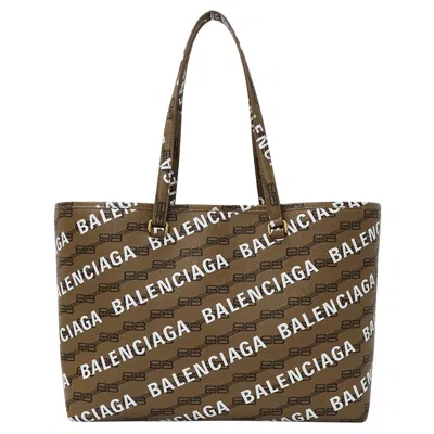 Pre-owned Balenciaga Brown Pvc Tote Bag ()