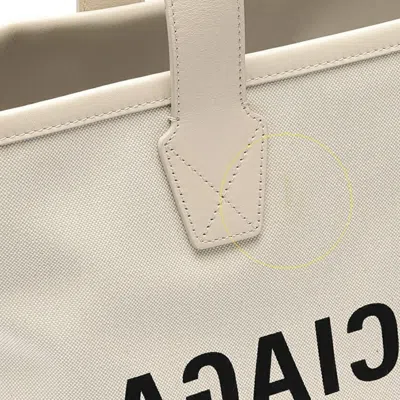 Pre-owned Balenciaga Grayish Canvas Leather Tote Bag ()