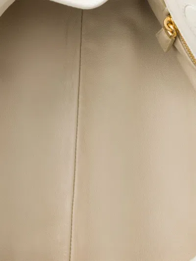 Prada Enchaîné Medium Leather Bag In White