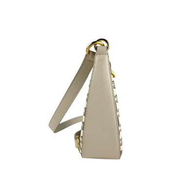 Pre-owned Bally Brown Off-white Pvc Leather Shoulder Bag () In Multi