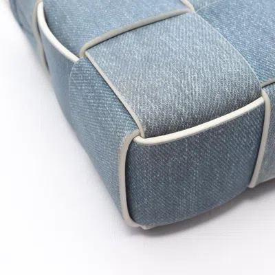 Pre-owned Bottega Veneta Blue Denim Shoulder Bag ()