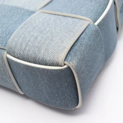 Pre-owned Bottega Veneta Blue Denim Shoulder Bag ()