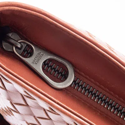 Pre-owned Bottega Veneta Intrecciato Brown Leather Shoulder Bag ()