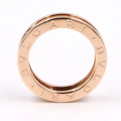 Pre-owned Bvlgari Gold Pink Gold (18k) Band Ring ()