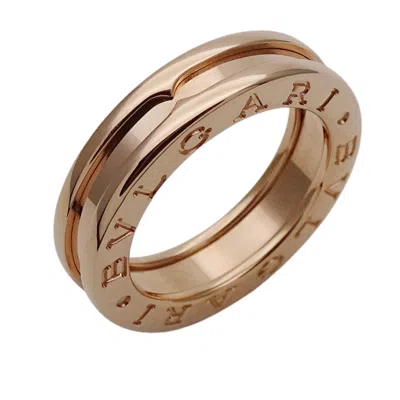 Pre-owned Bvlgari Pink Gold Pink Gold (18k) Band Ring ()