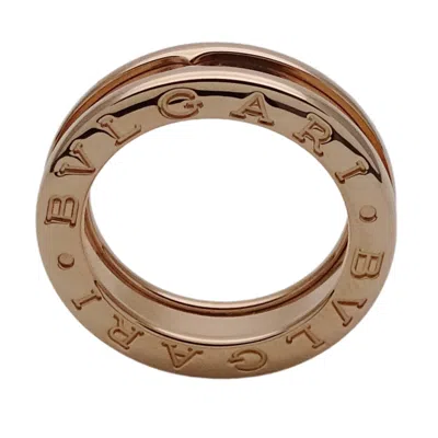Pre-owned Bvlgari Pink Gold Pink Gold (18k) Band Ring ()