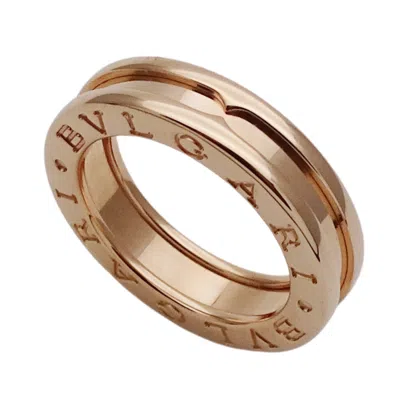 Pre-owned Bvlgari Pink Gold Pink Gold (18k) Band Ring ()