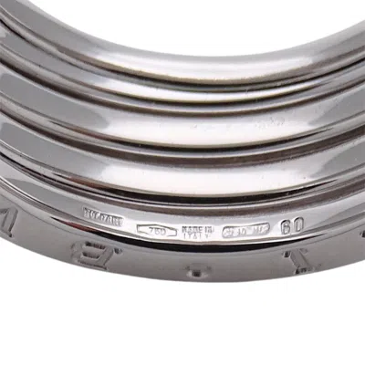 Pre-owned Bvlgari White Gold White Gold (18k) Band Ring ()