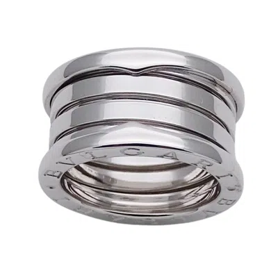 Pre-owned Bvlgari White Gold White Gold (18k) Band Ring ()
