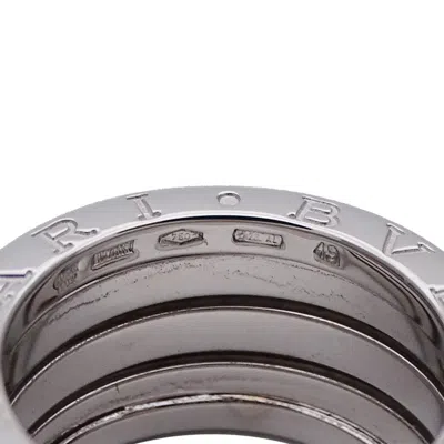 Pre-owned Bvlgari White Gold White Gold (18k) Band Ring ()
