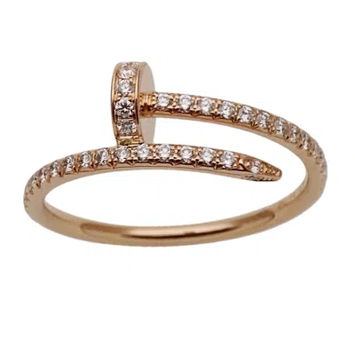 Pre-owned Cartier Pink Band Ring ()